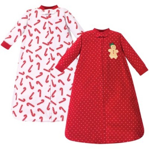 Hudson Baby Infant Girl Long-Sleeve Fleece Sleeping Bag, Sugar Spice, 0-6 Months