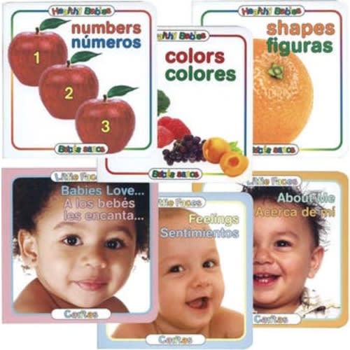 Early Concepts Bilingual Board Books - Set of 6