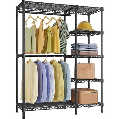 VIPEK V7 Clothes Rack with Shelves Heavy duty Closet for Hanging Clothes