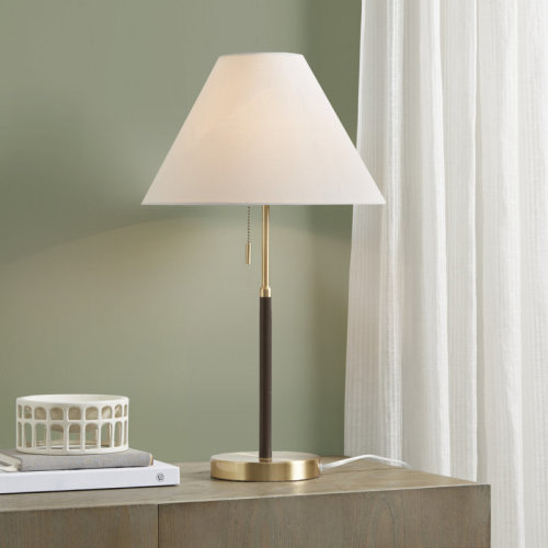 Mercer41 Madalyne Two Tone Pull-chain Table Lamp & Reviews | Wayfair