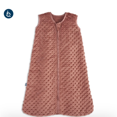 Cedar Plushy Dot Velboa Wearable Baby Blanket L | HALO