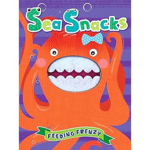 Sea Snacks - Touch and Feel Board Book - Sensory Board Book (English and Ukrainian Edition)