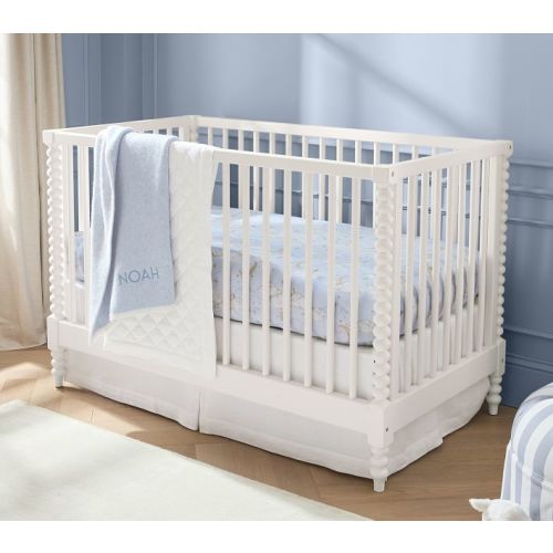 Chris Loves Julia Turned Wood Convertible Crib