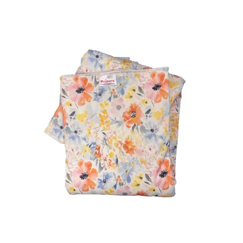 Watercolor Floral Mattress Pad