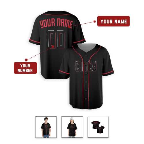 Personalized Cincinnati Reds City Connect Jersey: Custom Baseball Fan Edition