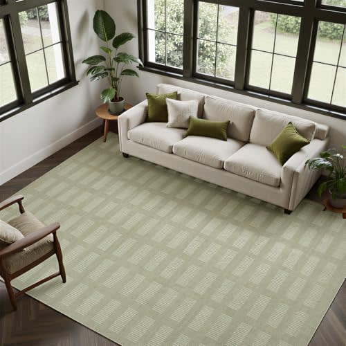 Washable Rugs 8x10 Area Rugs for Living Room,Ultra Soft Faux Wool Retro Carpets,Non Slip Backing,Durable Edge Binding,Stain Resistant,The Large Carpet for Bed Room,Dining Room,Office Decor