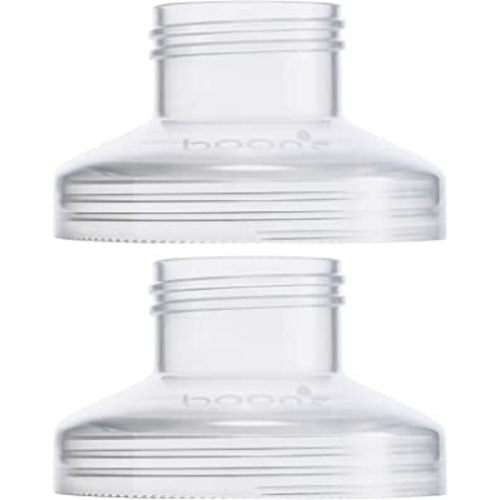 Boon Nursh Medium Neck Breast Pump Adaptor - Works with Medela Breast Pumps - Compatible Nursh Bottles - Breastfeeding and Bottle-Feeding Essentials - 2 Count