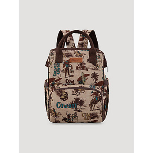Aloha Cowboy Print Backpack | Women's ACCESSORIES | Wrangler®