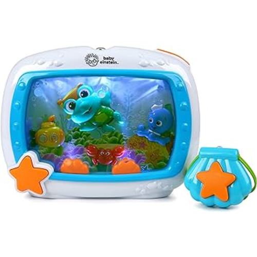 Baby Einstein Sea Dreams Soother Musical Crib Toy and Sound Machine, Newborn and up