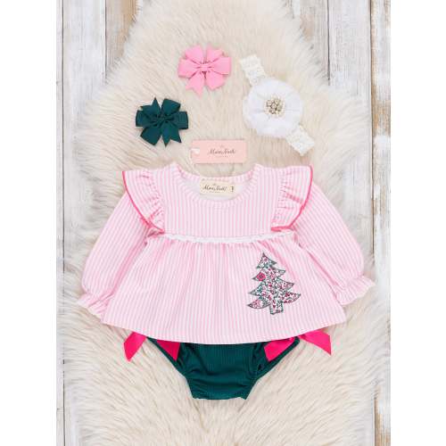 Christmas Forest Journey Bloomers Outfit