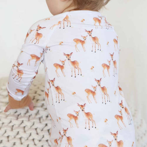 Friendly Fawns Convertible Zip Romper
