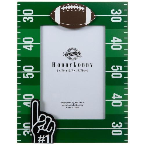 Football Field Picture Frame - 5" x 7"