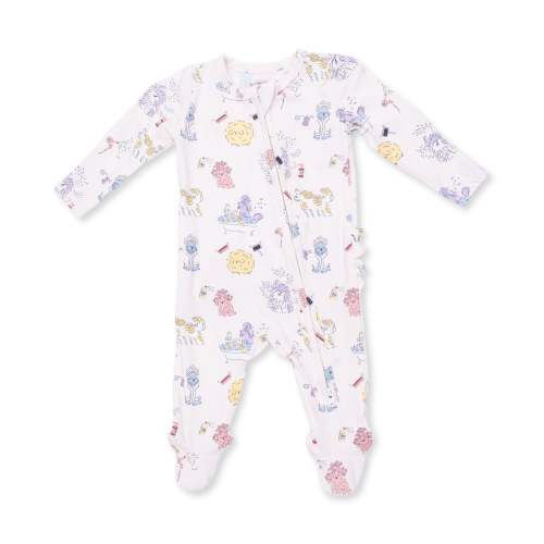 Spa Dogs - 2 Way Ruffle Back Zipper Footie – Angel Dear