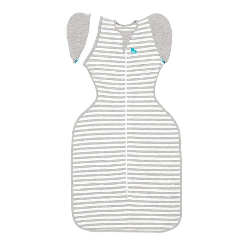 Love to Dream Swaddle UP Transition Baby Sleep Bag 1.0 TOG, Zip-Off Wings, Large 19-24 lbs, Grey
