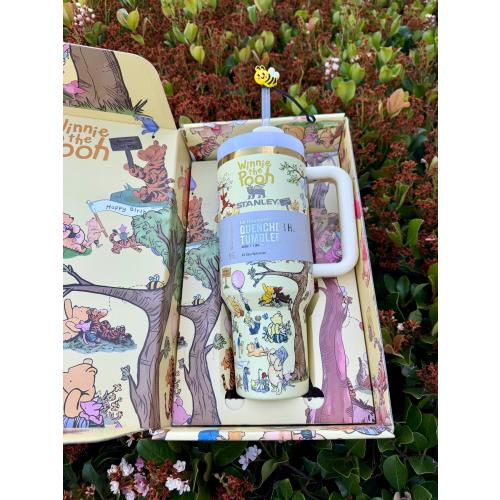 Personalized Classic The Pooh StanleyxDisney Tumbler 40oz, Laser Printed Design