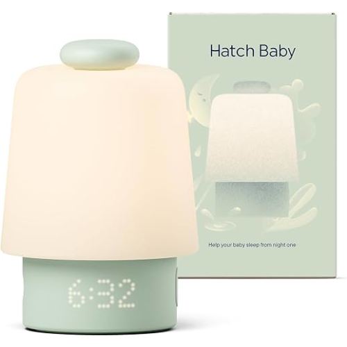 Hatch Baby Sound Machine, Night Light (Mint) | Sleep Support | Registry Essential, Routine Builder, Time-to-Rise Alarm Clock, White Noise, Nursery Stories, Toddler Kids (Wi-Fi)