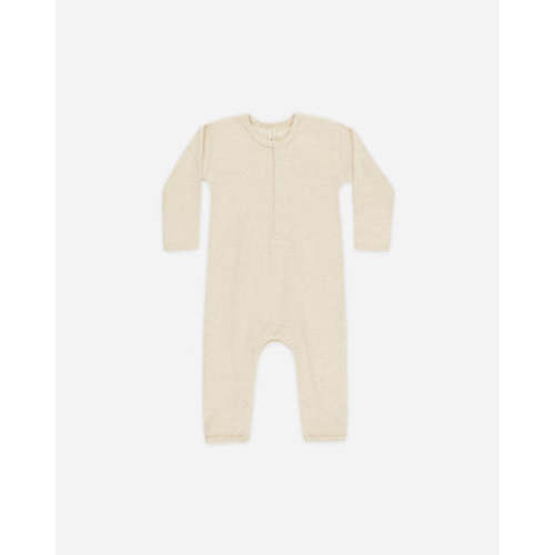 Ribbed Baby Jumpsuit Oatmeal