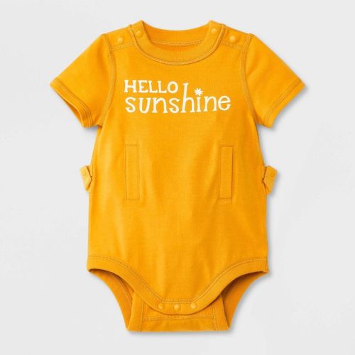 Baby Adaptive Bodysuit - Cat & Jack™ Yellow 3-6m