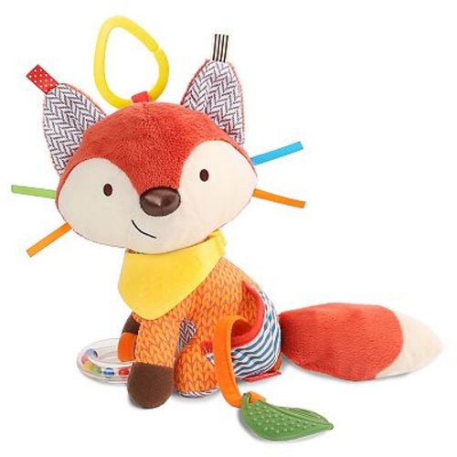 Skip Hop Bandana Buddies Activity Teether Rattle - Fox Animal Version