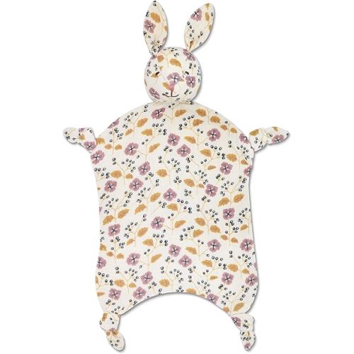 Apple Park Kids Lovey | Non-Toxic, Hypoallergenic, 100% Organic Muslin for 0m+ | Security Blanket (Pink Flower)