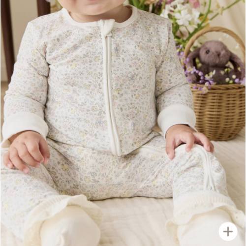 Organic Cotton Jude Onepiece-Cottage Garden – Jamie Kay USA