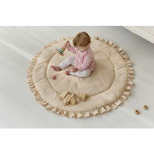 Sage Green Play mat, Baby Gifts, Play Mat For Newborns, Baby play mat, Baby Rug, Round Baby Mat, Nursery Floor mat, Infant Activity Mat,