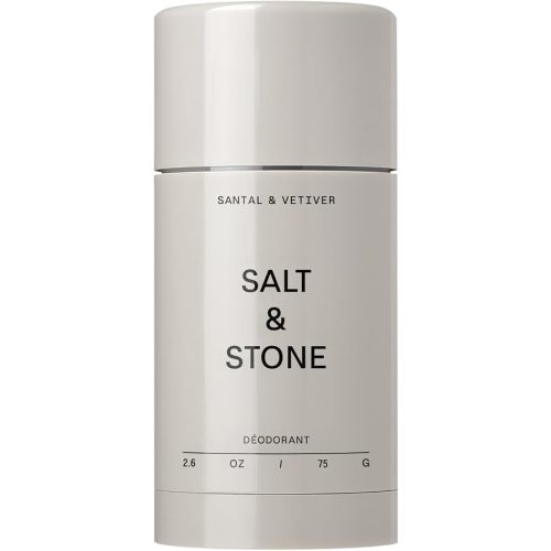 Salt & Stone Aluminum-Free Deodorant, Women & Men Santal & Vetiver 2.6 oz