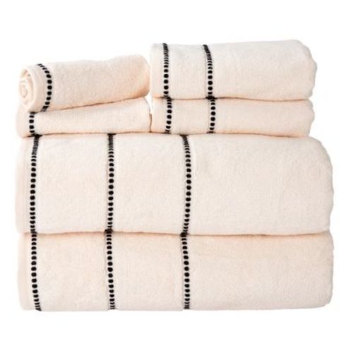 6 Pc Set Luxury Cotton Towel Quick Dry, Zero Twist Bath Hand Towels Clothes