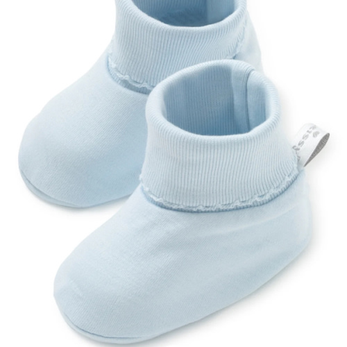Blue Kissy Basics Booties