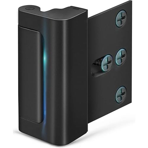 Home Security Door Reinforcement Lock - Child Proof High Security Door Lock Front Door Locks for Kids Safety Withstand 800 lbs Top Door Latch Lock Flip Door Guardian for Inward Swinging Inside Door