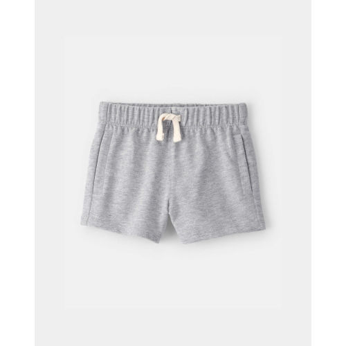 Baby Boy French Terry Shorts - Heather Grey&nbsp; &nbsp; | Carter's