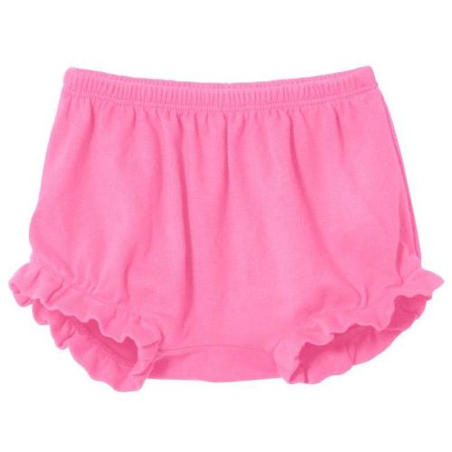 City Threads USA-Made Girls Soft Cotton Bloomer Diaper Cover | Bubblegum - Newborn
