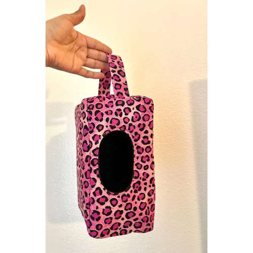 Handmade Cotton Diaper and Wipe Pouch: Portable Baby Essentials Bag