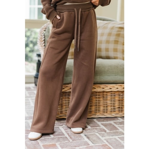 NURSING COLLECTION: Love In Every Layer Brown Sweatpants