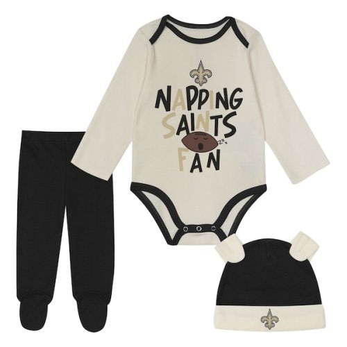 New Orleans Saints Outerstuff Infant Little Champ Three-Piece Set