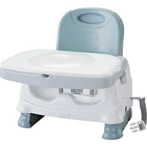 Fisher-Price Baby Portable Baby & Toddler Dining Chair, Healthy Care Deluxe Booster Seat, Travel Gear with Dishwasher Safe Tray, Blue
