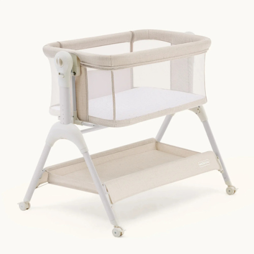 Harppa Cuddly Sway 3-in-1 Rocking Baby Bassinet & Bedside Sleeper, Anti-Reflux Newborn Cradle Bed