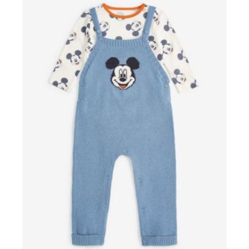 Baby Boys Mickey Mouse Bodysuit & Overall Set
