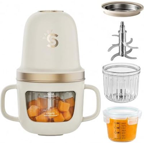 SosekiBaby Solo Baby Food Maker Glass Puree Blender & Mini Food Processor