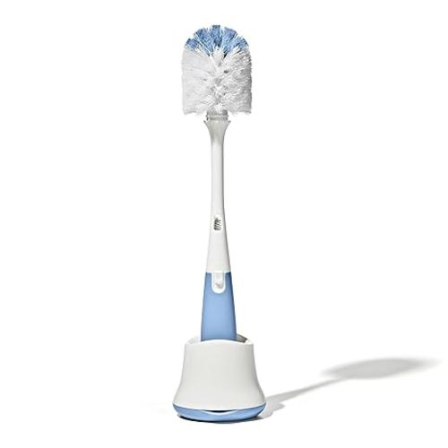 OXO Tot Bottle Brush with Stand, Baby Bottle Brush