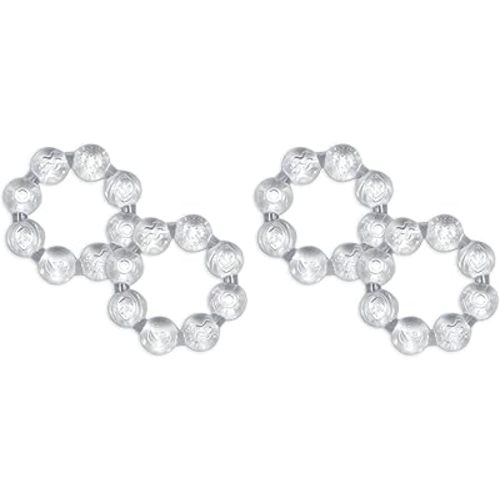 green sprouts Cooling Teether (2pk) | Soothes Gums & Promotes Healthy Oral Development | Safer Plastic Filled with sterilized Water, Chill for Extra Relief, Textured Surface to Massage Gums