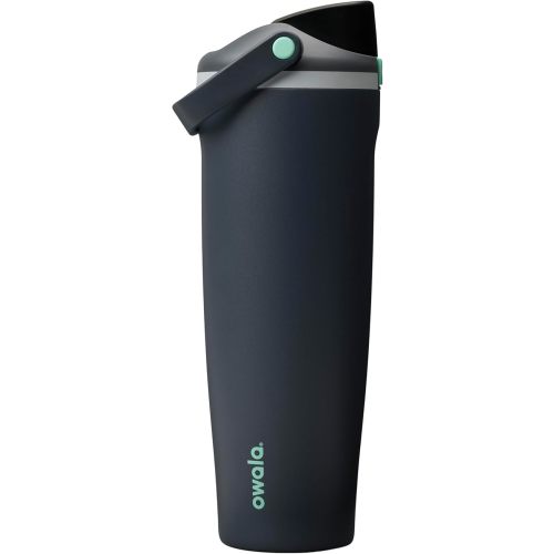 Owala FreeSip Sway Insulated Stainless Steel Water Bottle with Two-Way Spout, Built-In Straw and Bucket Handle, Made for Travel, School, and Sports, 40oz, BPA Free, Leak Proof, Foggy Tide