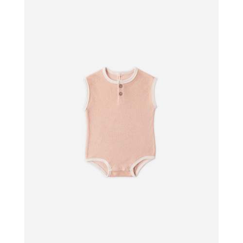 Terry Cloth Romper Sky