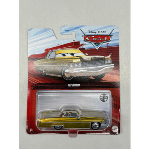 Disney Pixar Cars 1:55 - TEX DINOCO Gold Die Cast Metal