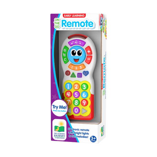 The Learning Journey Early Learning - On the Go Remote – Baby and Toddler Toys & Gifts for Boys & Girls Ages 3 months and Up – Award Winning Toy