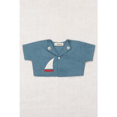 Baby Seaside Button Top – Misha & Puff