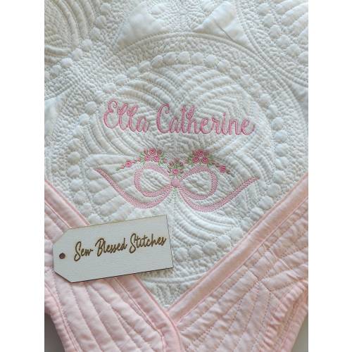 Personalized Baby Crib Quilt