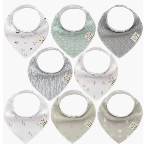 8-Pack Organic Bandana Bibs | Nordstrom