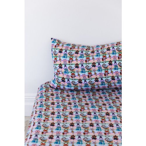 Zoo Twin Sheet + Pillowcase | scoots