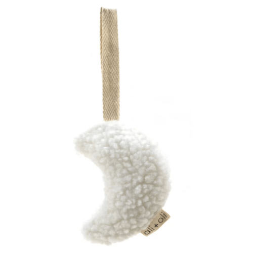Teddy Plush Moon Pacifier Holder
